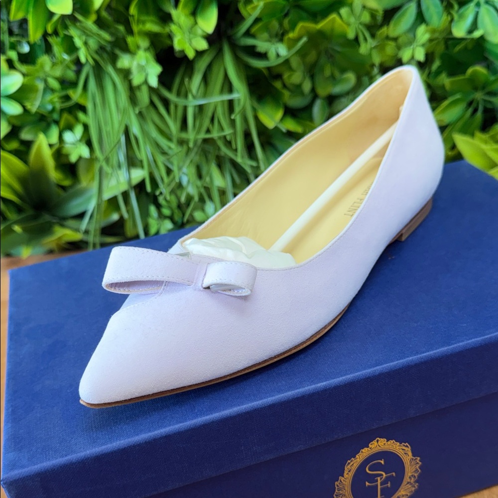 Sarah Flint Natalie Champagne Lame Lavender Women Flats